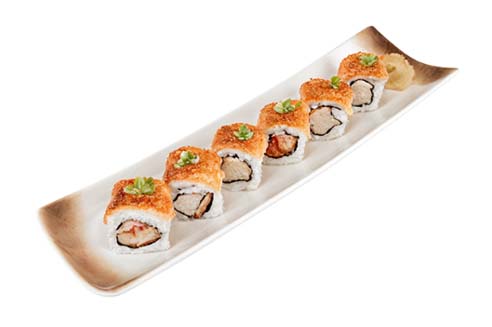 Seabass Mentai Maki Roll